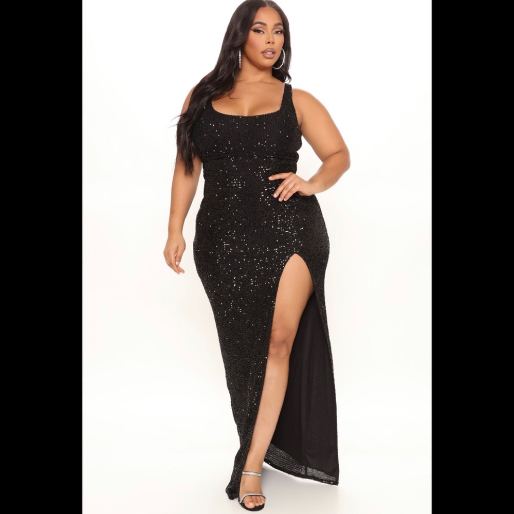 Fashion Nova Sequin Prom Dress